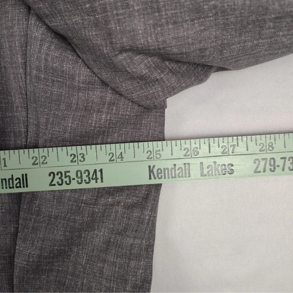 Joseph Jos A Bank 50L Charcoal Plainweave Half Lined Blazer Sport Coat EUC